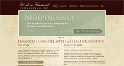 Desktop Screenshot of freedomfinancial.us